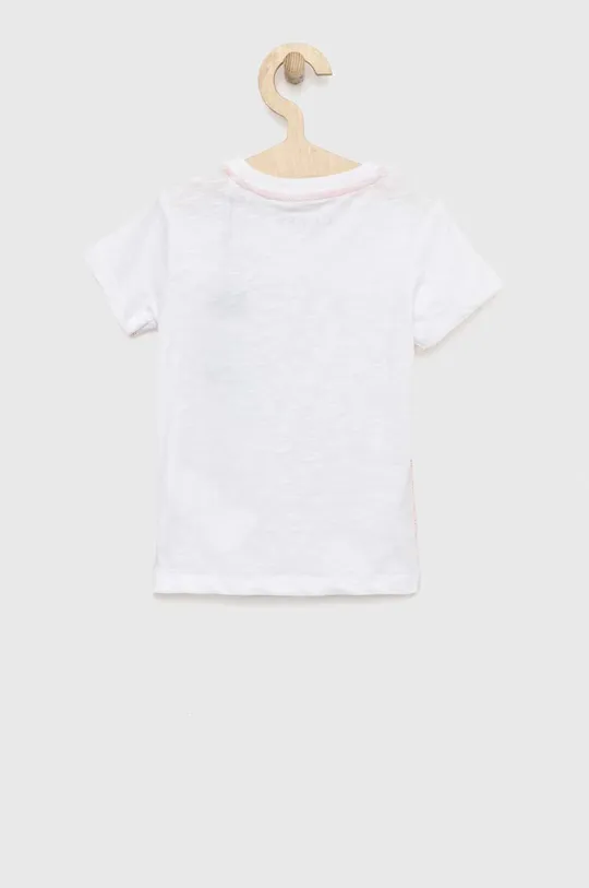Detské bavlnené tričko Guess biela