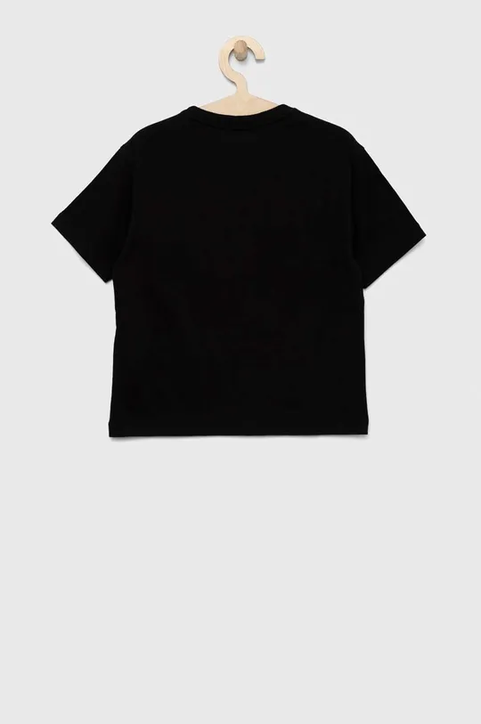 EA7 Emporio Armani t-shirt bawełniany dziecięcy czarny