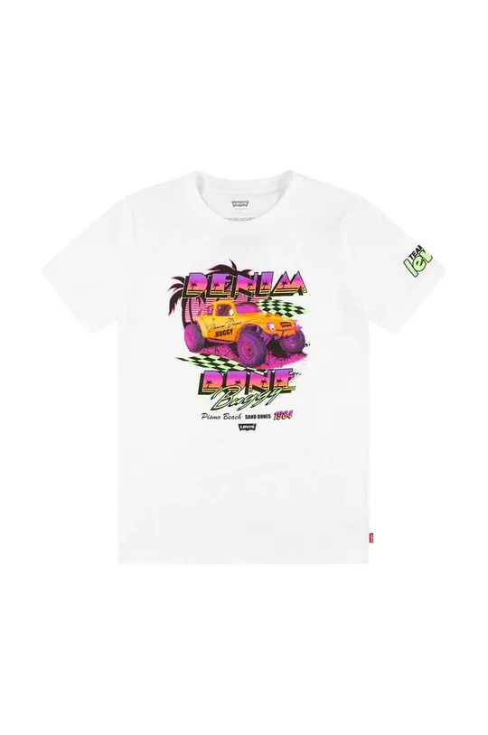 λευκό Παιδικό βαμβακερό μπλουζάκι Levi's Για αγόρια