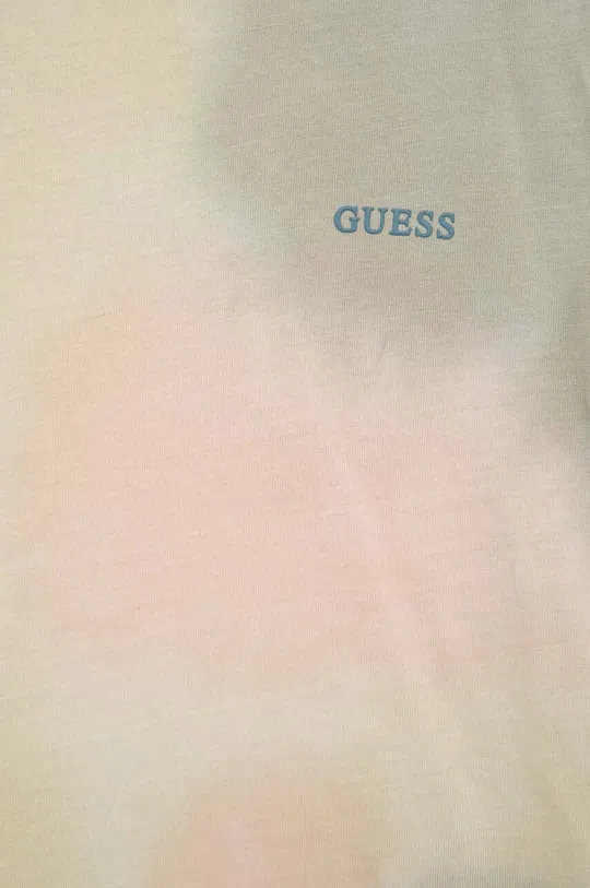 zelená Detské bavlnené tričko Guess
