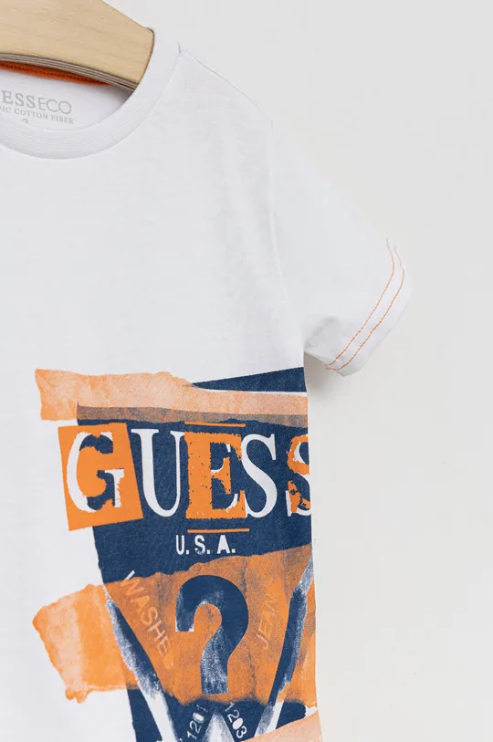 Дитяча бавовняна футболка Guess  100% Бавовна