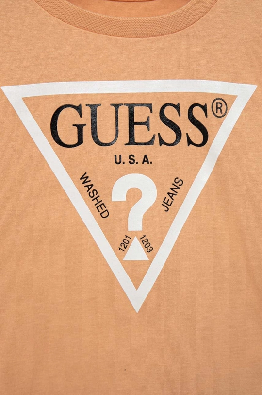 Παιδικό βαμβακερό μπλουζάκι Guess  100% Βαμβάκι