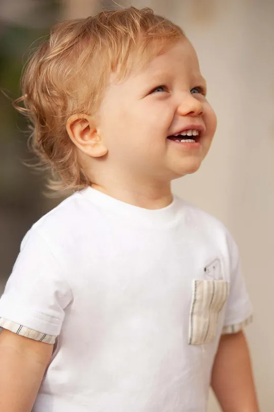 bijela Majica kratkih rukava za bebe Mayoral Za dječake