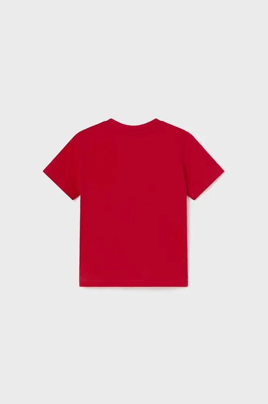 Μωρό βαμβακερό μπλουζάκι Mayoral κόκκινο