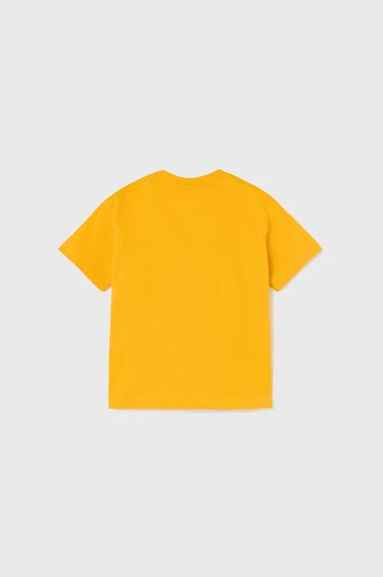 Μωρό βαμβακερό μπλουζάκι Mayoral κίτρινο