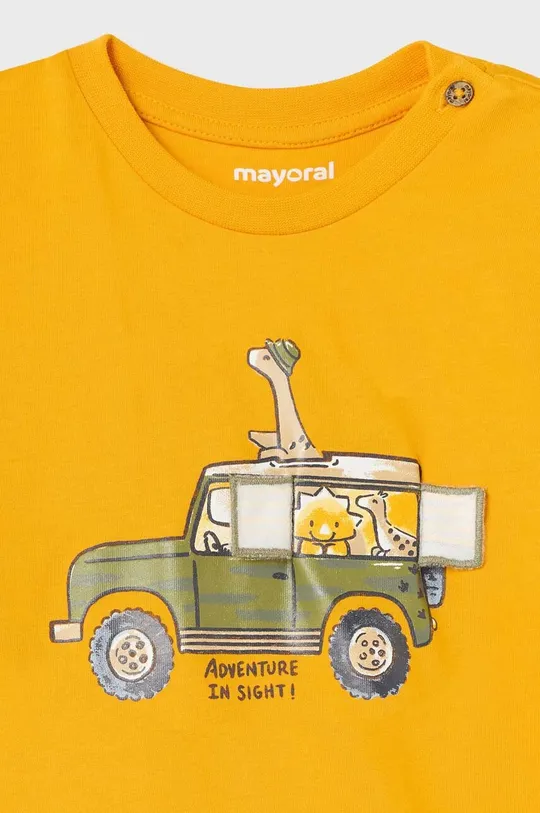 Pamučna majica kratkih rukava za bebe Mayoral Za dječake