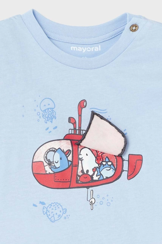 Mayoral t-shirt bawełniany niemowlęcy Chłopięcy