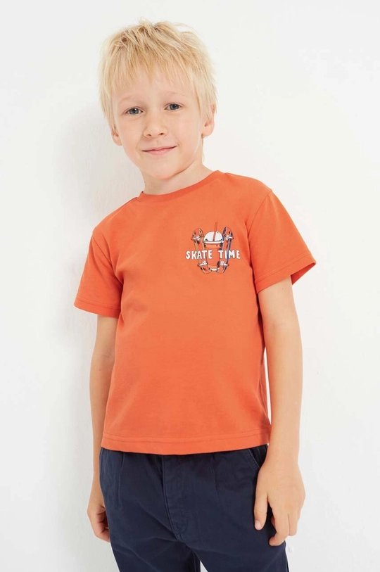 arancione Mayoral t-shirt in cotone per bambini Ragazzi