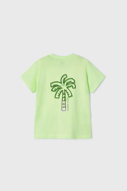 zelená Detské bavlnené tričko Mayoral