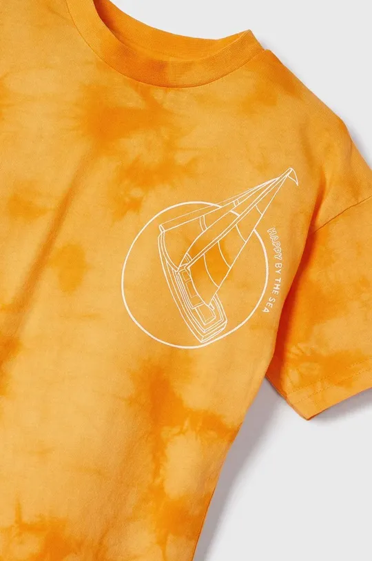 narancssárga Mayoral gyerek pamut póló
