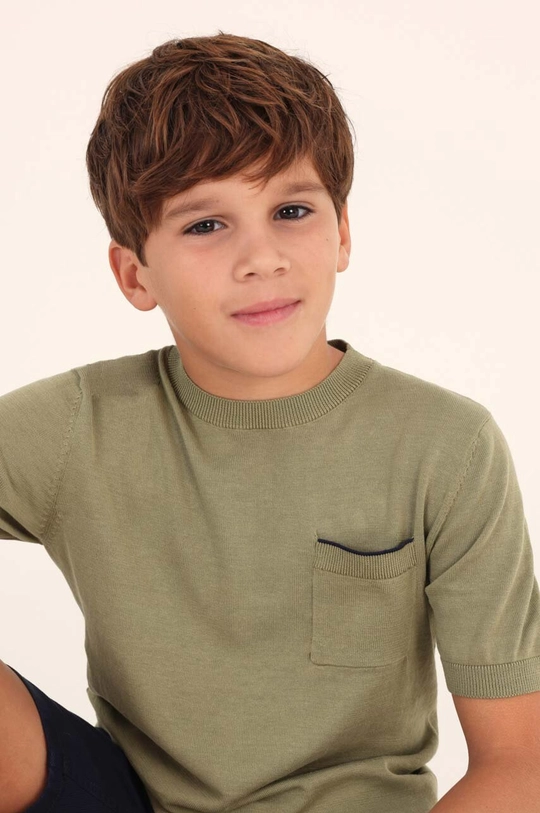 Mayoral t-shirt in cotone per bambini verde