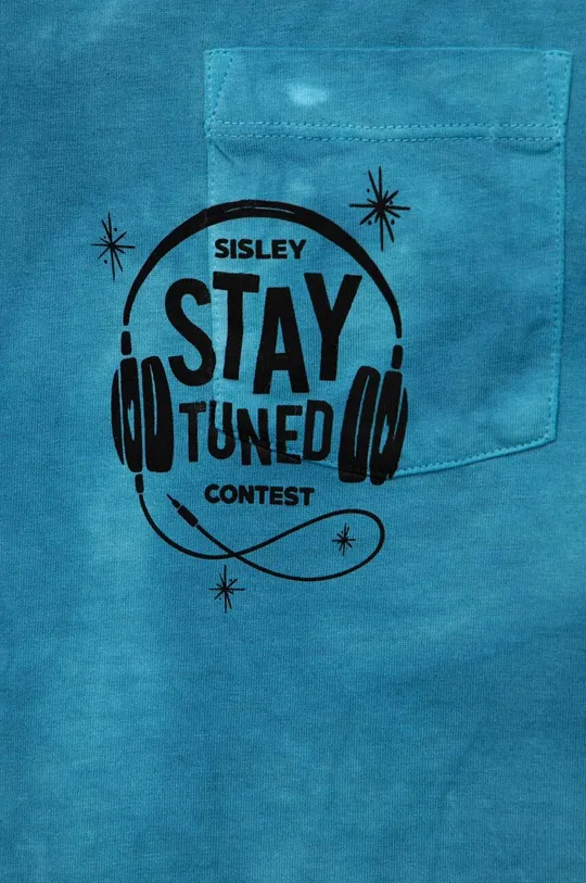 Детская хлопковая футболка Sisley  100% Хлопок