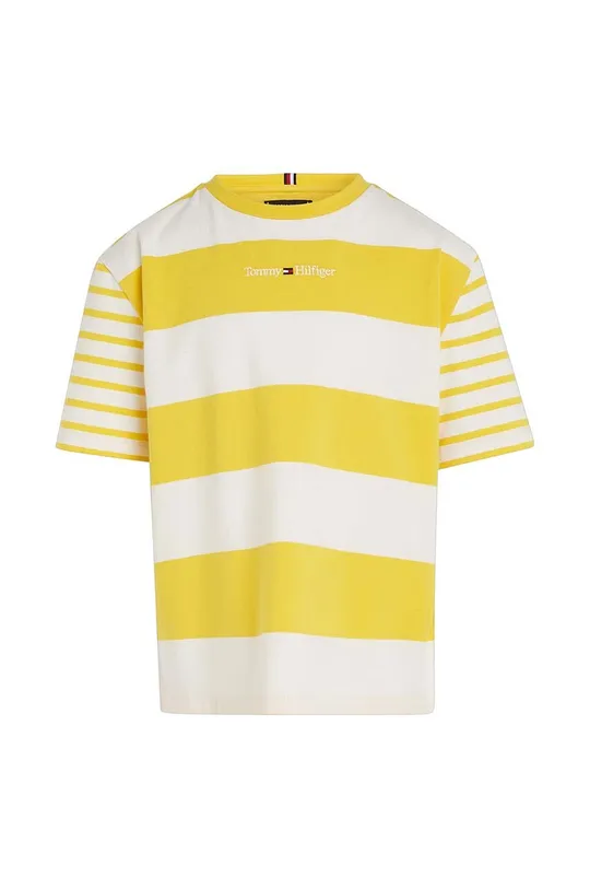 Detské tričko Tommy Hilfiger žltá