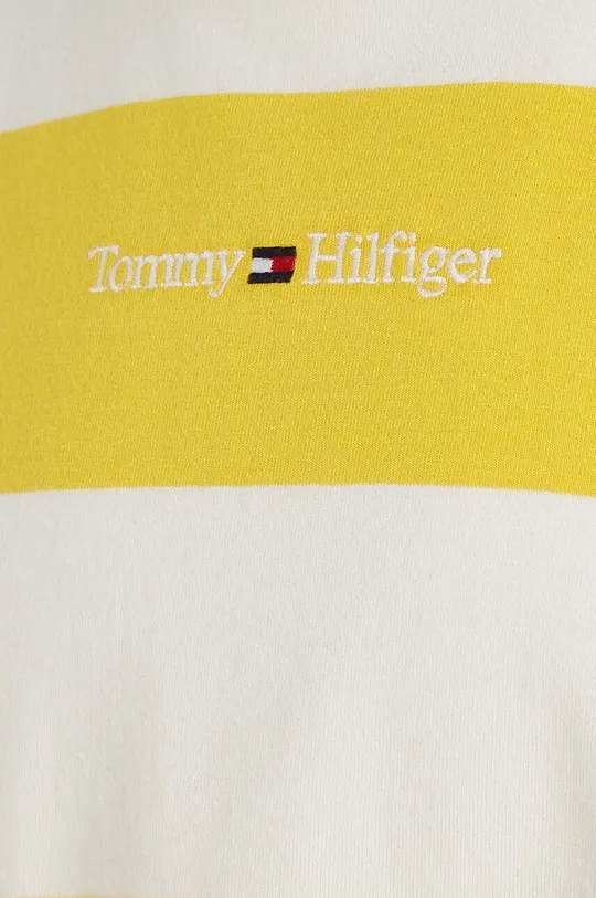rumena Otroška kratka majica Tommy Hilfiger