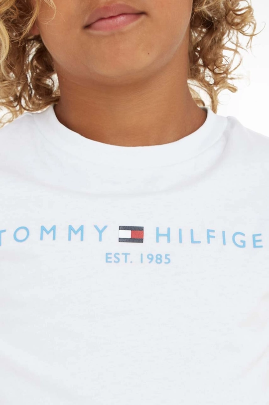 Detské bavlnené tričko Tommy Hilfiger Chlapčenský