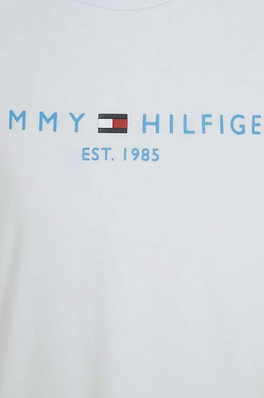 τιρκουάζ Παιδικό βαμβακερό μπλουζάκι Tommy Hilfiger