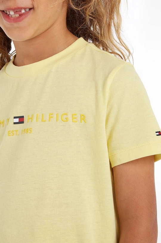 Detské bavlnené tričko Tommy Hilfiger Chlapčenský