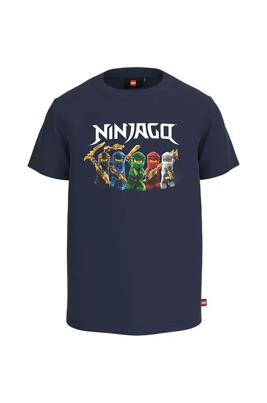 Детская хлопковая футболка Lego x Ninjago тёмно-синий