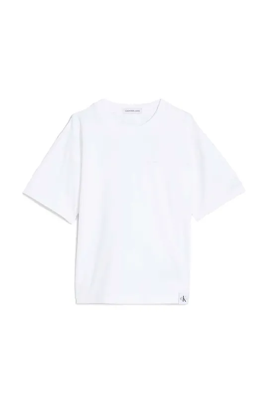 Παιδικό μπλουζάκι Calvin Klein Jeans λευκό