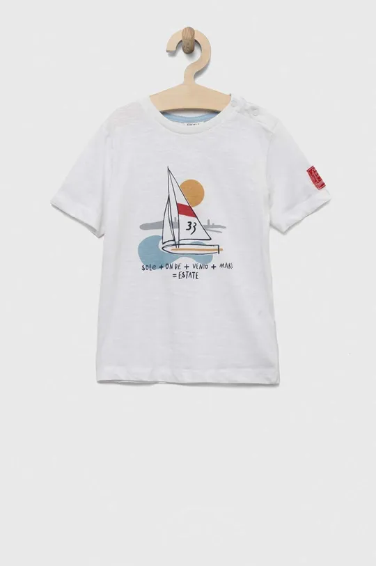 белый Детская хлопковая футболка Birba&Trybeyond Для мальчиков
