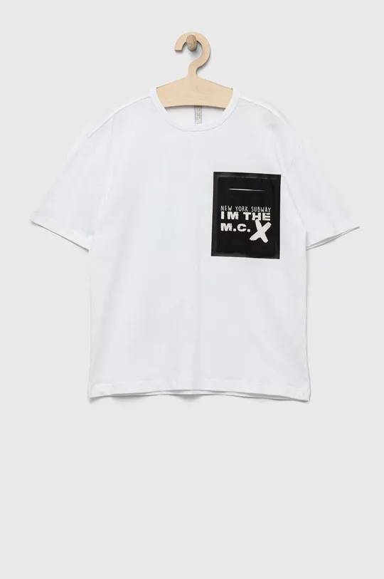 λευκό Παιδικό βαμβακερό μπλουζάκι Birba&Trybeyond Για αγόρια