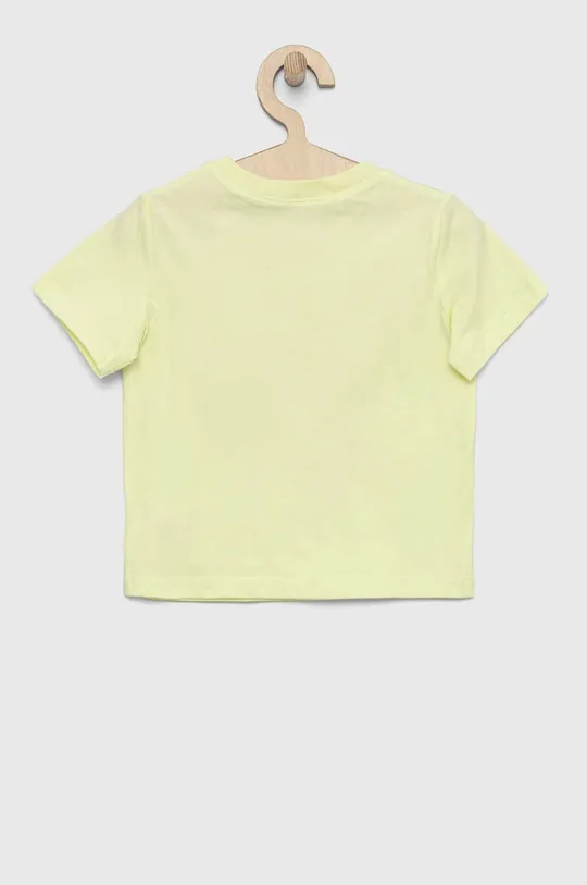 GAP t-shirt bawełniany dziecięcy żółty