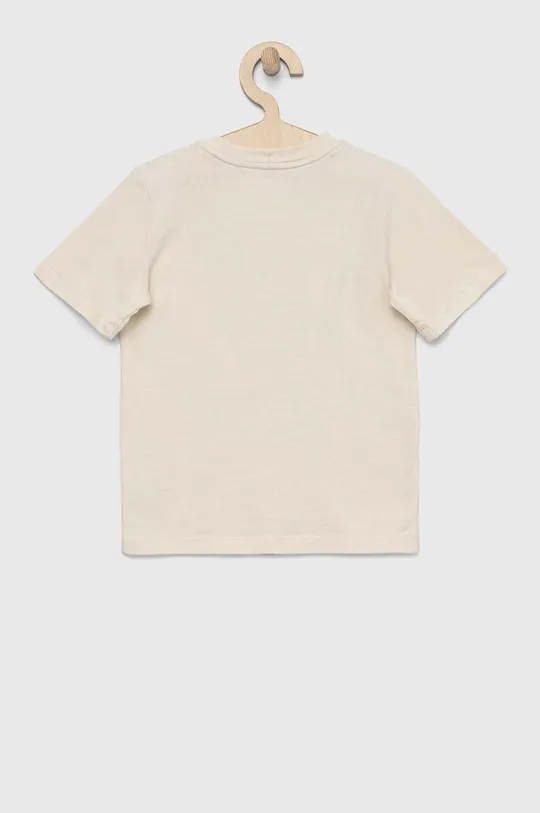 Детская хлопковая футболка GAP x BKC бежевый