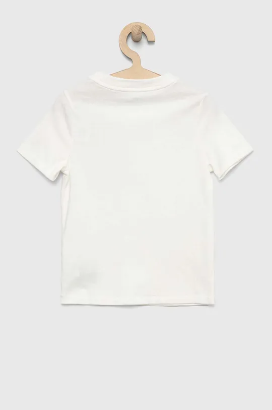 Dječja pamučna majica kratkih rukava GAP bijela