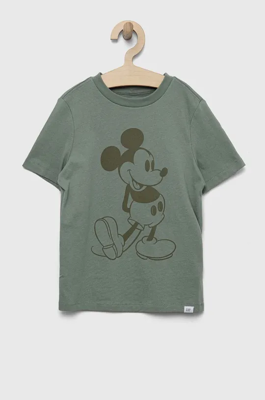 πράσινο Παιδικό βαμβακερό μπλουζάκι GAP x Disney Για αγόρια