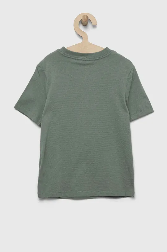 Παιδικό βαμβακερό μπλουζάκι GAP x Disney πράσινο