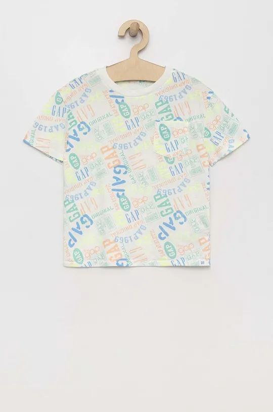 πολύχρωμο Παιδικό βαμβακερό μπλουζάκι GAP Για αγόρια