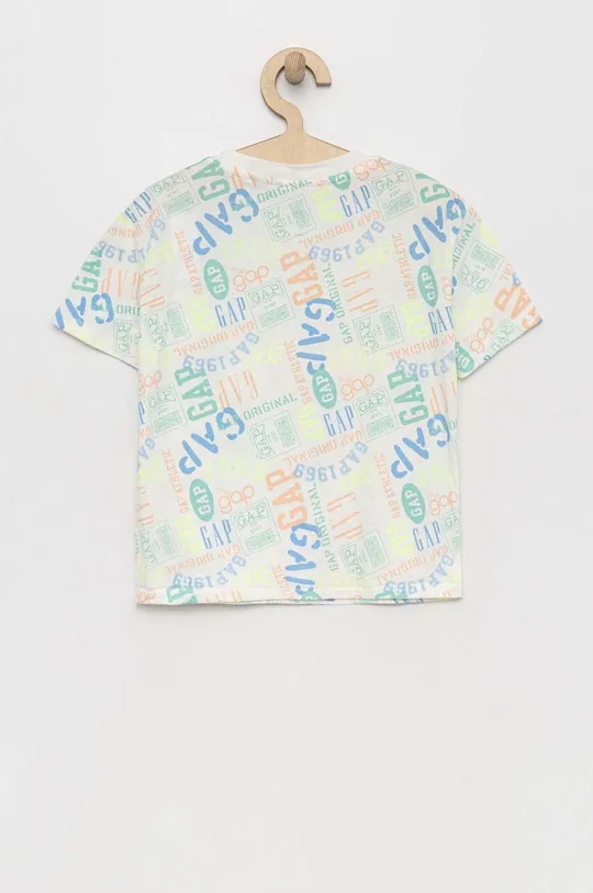 Παιδικό βαμβακερό μπλουζάκι GAP πολύχρωμο