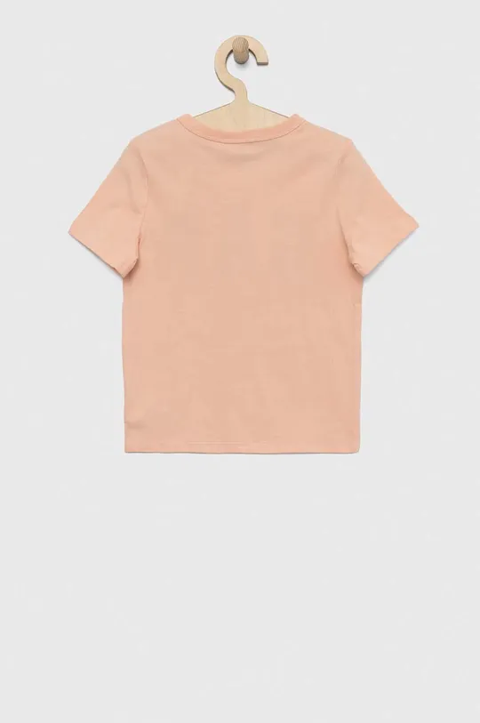 GAP t-shirt bawełniany dziecięcy brzoskwiniowy