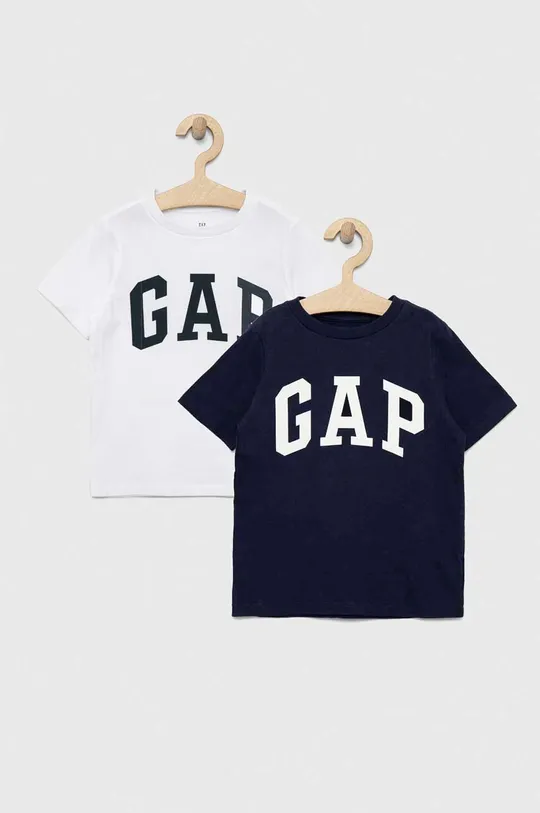 πολύχρωμο Παιδικό βαμβακερό μπλουζάκι GAP 2-pack Για αγόρια