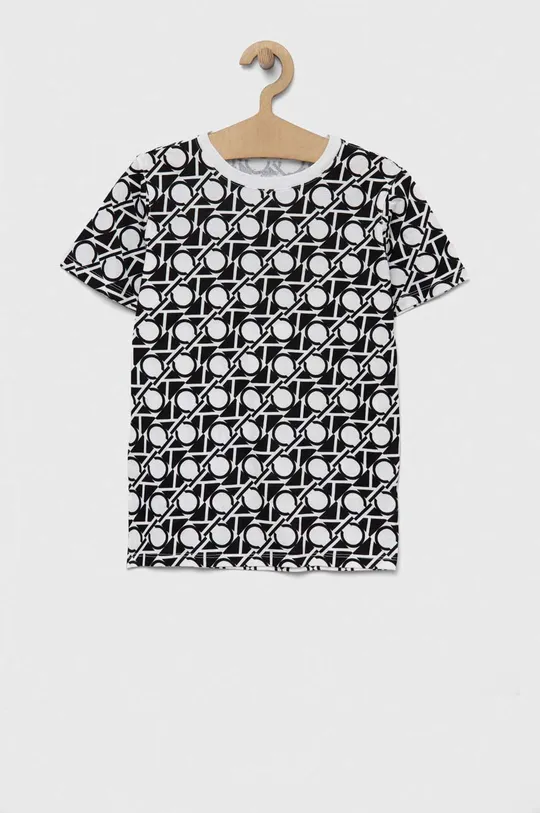 Παιδικό βαμβακερό μπλουζάκι Calvin Klein Underwear 2-pack γκρί