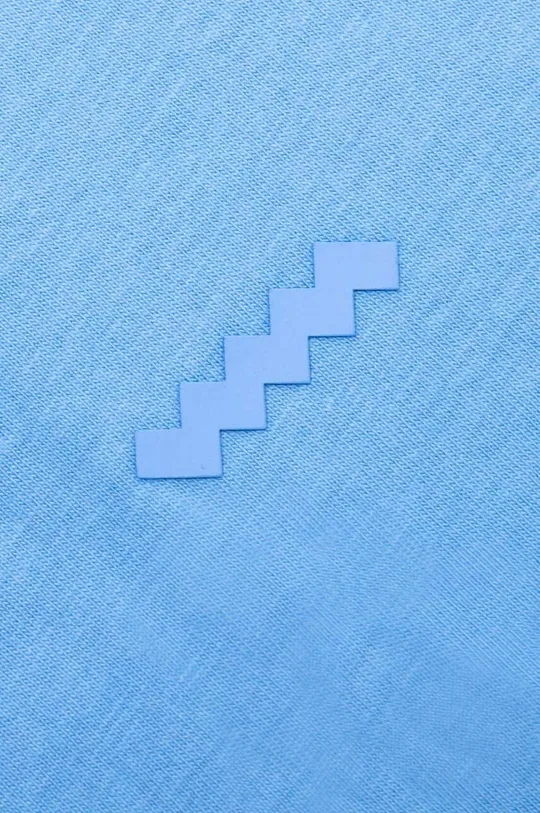 modrá Detské bavlnené tričko Coccodrillo