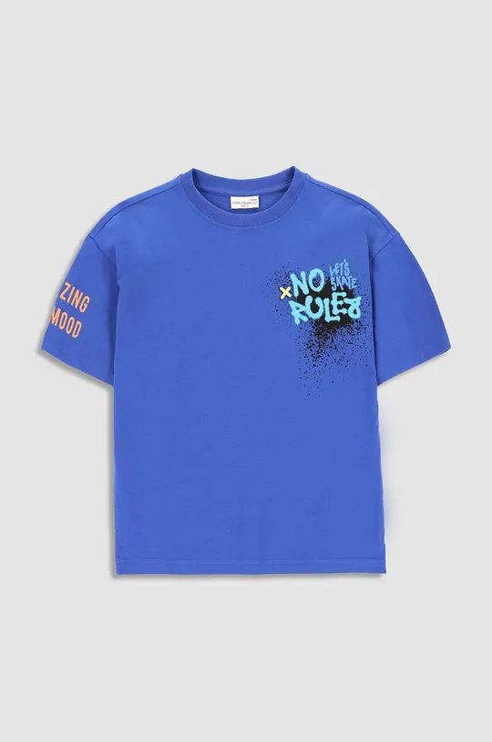 σκούρο μπλε Παιδικό βαμβακερό μπλουζάκι Coccodrillo Για αγόρια