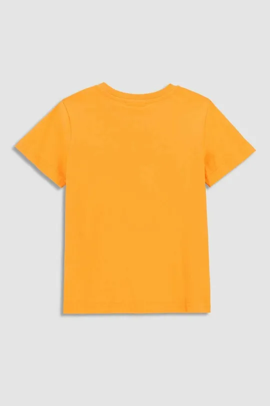 Παιδικό βαμβακερό μπλουζάκι Coccodrillo πορτοκαλί