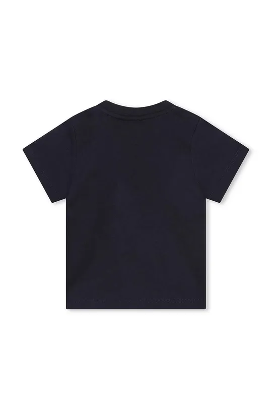 Kratka majica za dojenčka BOSS mornarsko modra