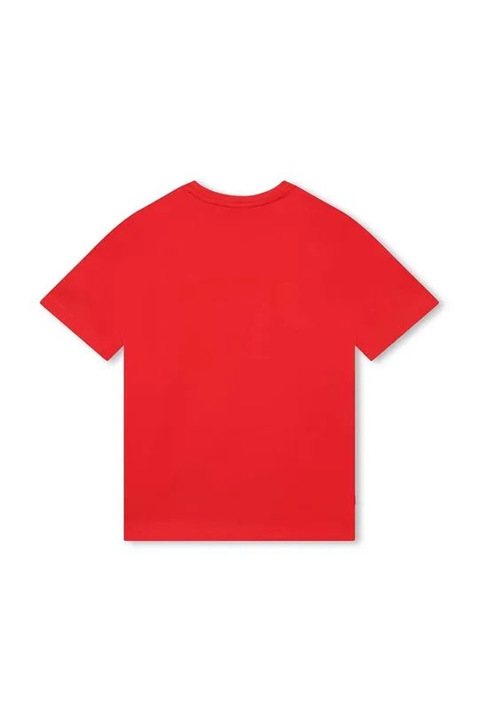 Παιδικό βαμβακερό μπλουζάκι BOSS κόκκινο