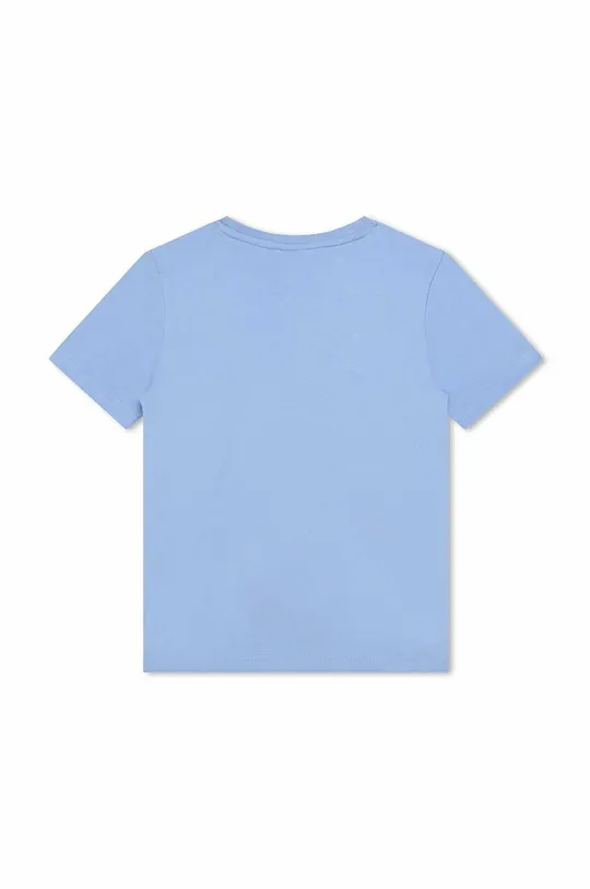 Detské bavlnené tričko BOSS modrá
