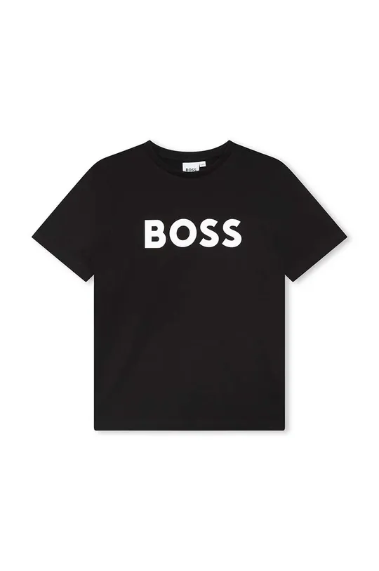 nero BOSS t-shirt in cotone per bambini Ragazzi