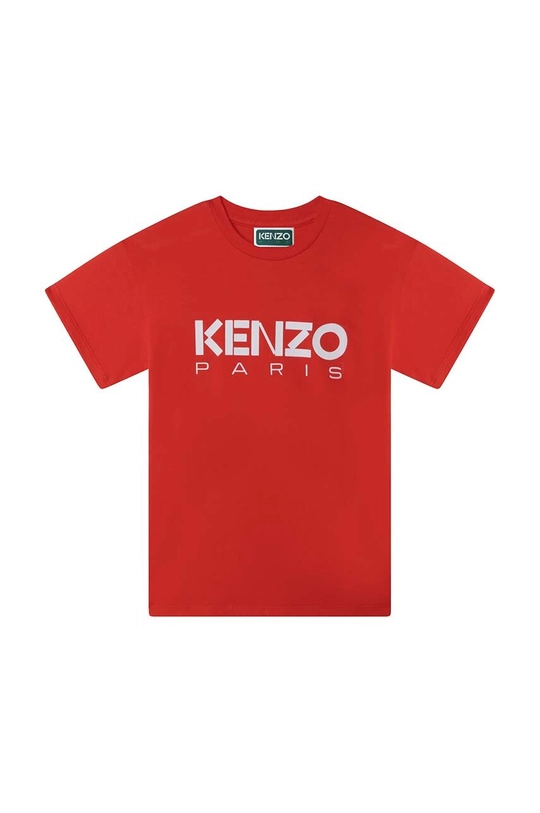 красный Детская хлопковая футболка Kenzo Kids Для мальчиков