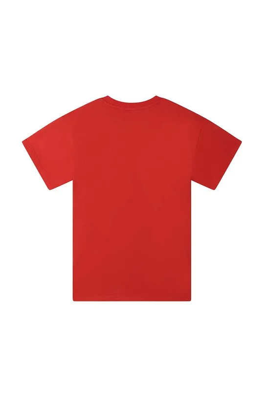 Παιδικό βαμβακερό μπλουζάκι Kenzo Kids κόκκινο
