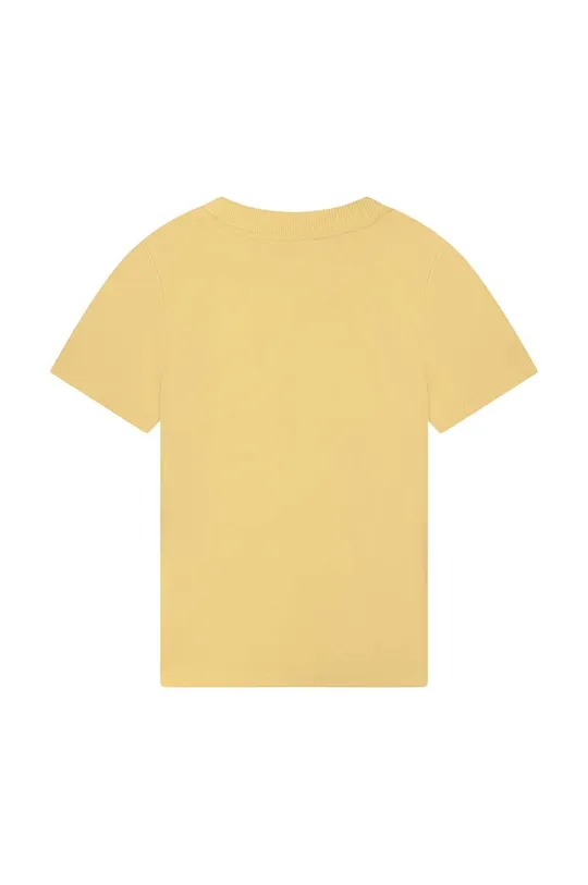 Παιδικό βαμβακερό μπλουζάκι Kenzo Kids κίτρινο