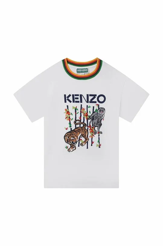 Kenzo Kids gyerek pamut póló fehér