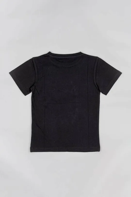 Detské bavlnené tričko zippy čierna