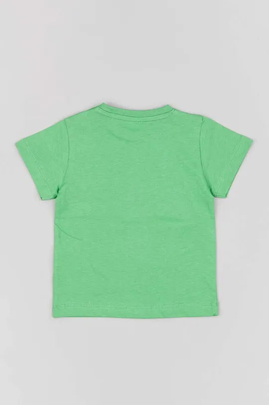 Pamučna majica kratkih rukava za bebe zippy zelena
