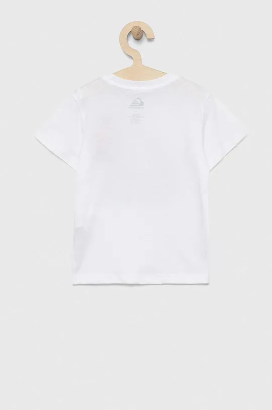 Dětské bavlněné tričko Quiksilver bílá