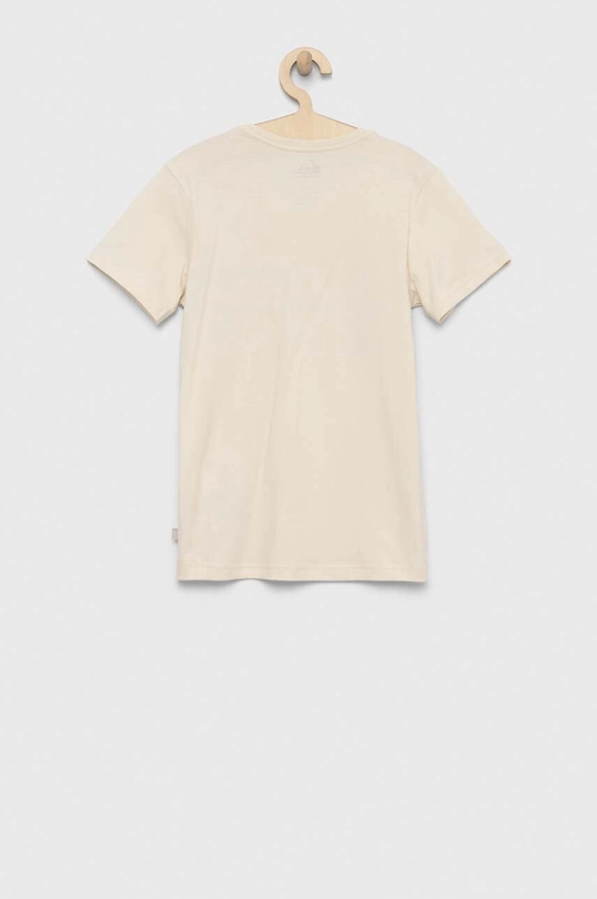 Quiksilver t-shirt bawełniany dziecięcy beżowy